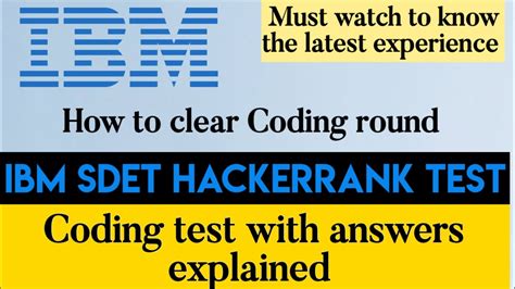 ibm assessment test results